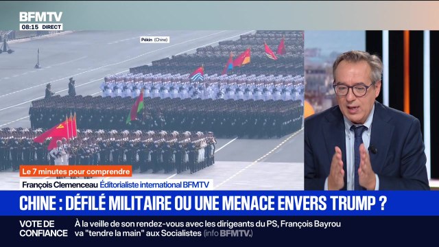 7 MINUTES POUR COMPRENDRE : Chine, défilé militaire ou une menace envers Trump ? - 03/09