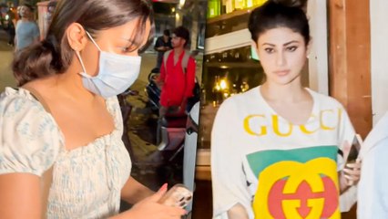Beauties Of Bollywood: Sassy Stars Avneet Kaur & Mouni Roy Get Snapped In Bandra!