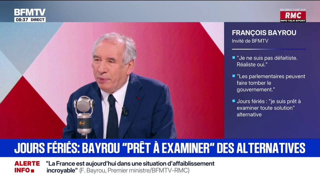 Le durcissement de l'AME "est une mesure de bon sens", souligne François Bayrou
