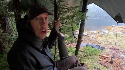 Stranded in Alaska's Rainforest - 3 Days Solo camping