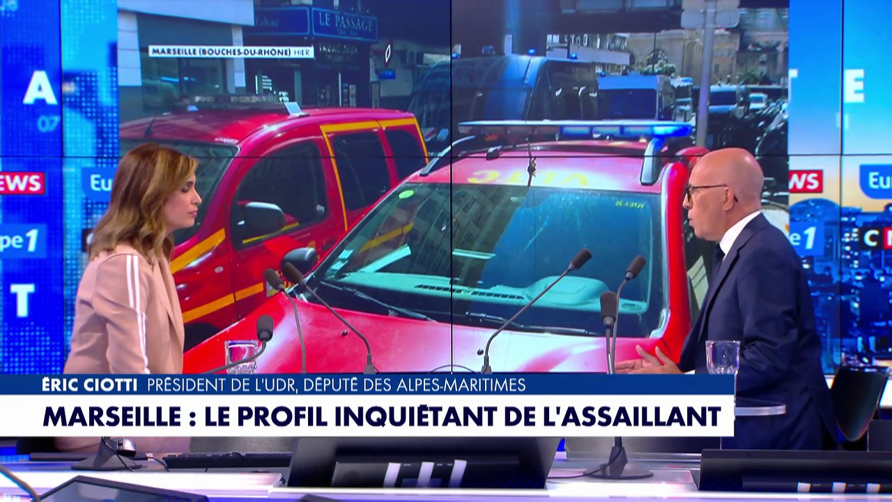 Attaque à Marseille : «Les profils dangereux, quand ils sont étrangers, doivent être expulsés», fustige Éric Ciotti