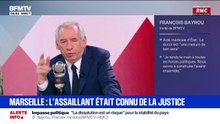 "Il fallait le renvoyer": François Bayrou au sujet de l'assaillant de l'attaque au couteau dans un hôtel à Marseille