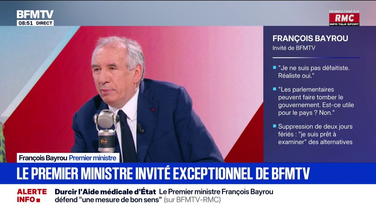 Rave party: "On est les dindons de la farce si on n'a pas le sérieux et la volonté de faire respecter nos lois", indique François Bayrou