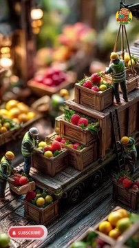 minipoeples working in large fruites | fun work with miniworkers | miniminds club #CartoonForKids #minimindsclub #UrduStoriesForChildren #HindiCartoonStory #trendingvideo #foryoupage❤️❤️ #nurseryrhymesexplained #viralvideos #kidstiktok #babyfunny @followe