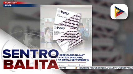 Personalized student Beep card, magiging available na sa Sept. 15 ayon sa DOTr