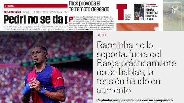 Le vestiaire du Barça réagit aux propos d’Hansi Flick, le grand duel entre Vinicius et Rodrygo est lancé