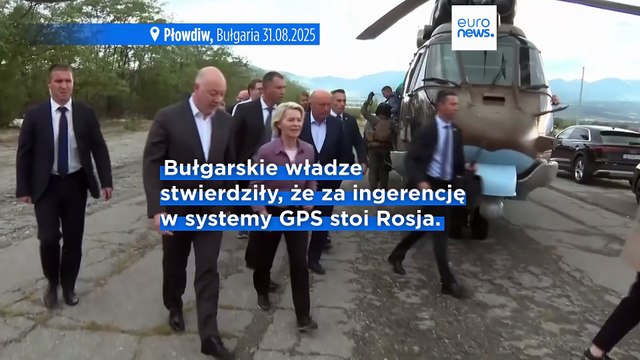 NATO odpowie na rosyjskie zakłócenia po tym, jak samolot von der Leyen stracił sygnał GPS w Bułgarii