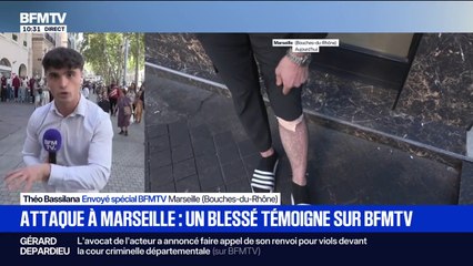 Une victime témoigne après l'attaque au couteau à Marseille