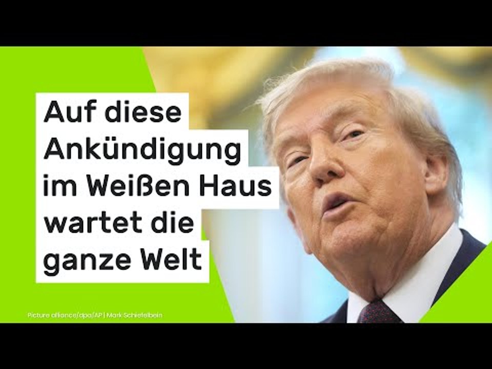 Auf diese Ankündigung im Weißen Haus wartet die ganze Welt