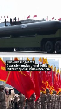 Images de la première rencontre publique de Xi Jinping, Kim Jong-un et Vladimir Poutine