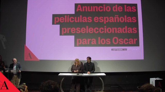 La Academia de Cine anuncia las tres películas preseleccionadas para representar a España en los Oscar 2026