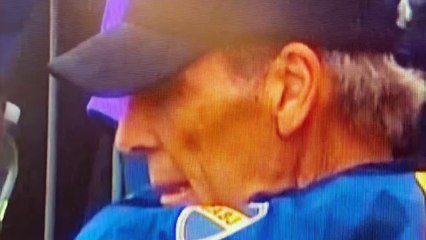 La imagen de Miguel Ángel Russo que preocupo en el partido de Boca ante Aldosivi