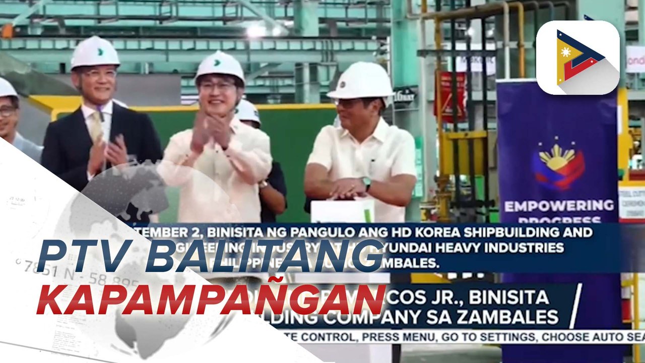 PBBM, binisita ang shipbuilding company sa Zambales
