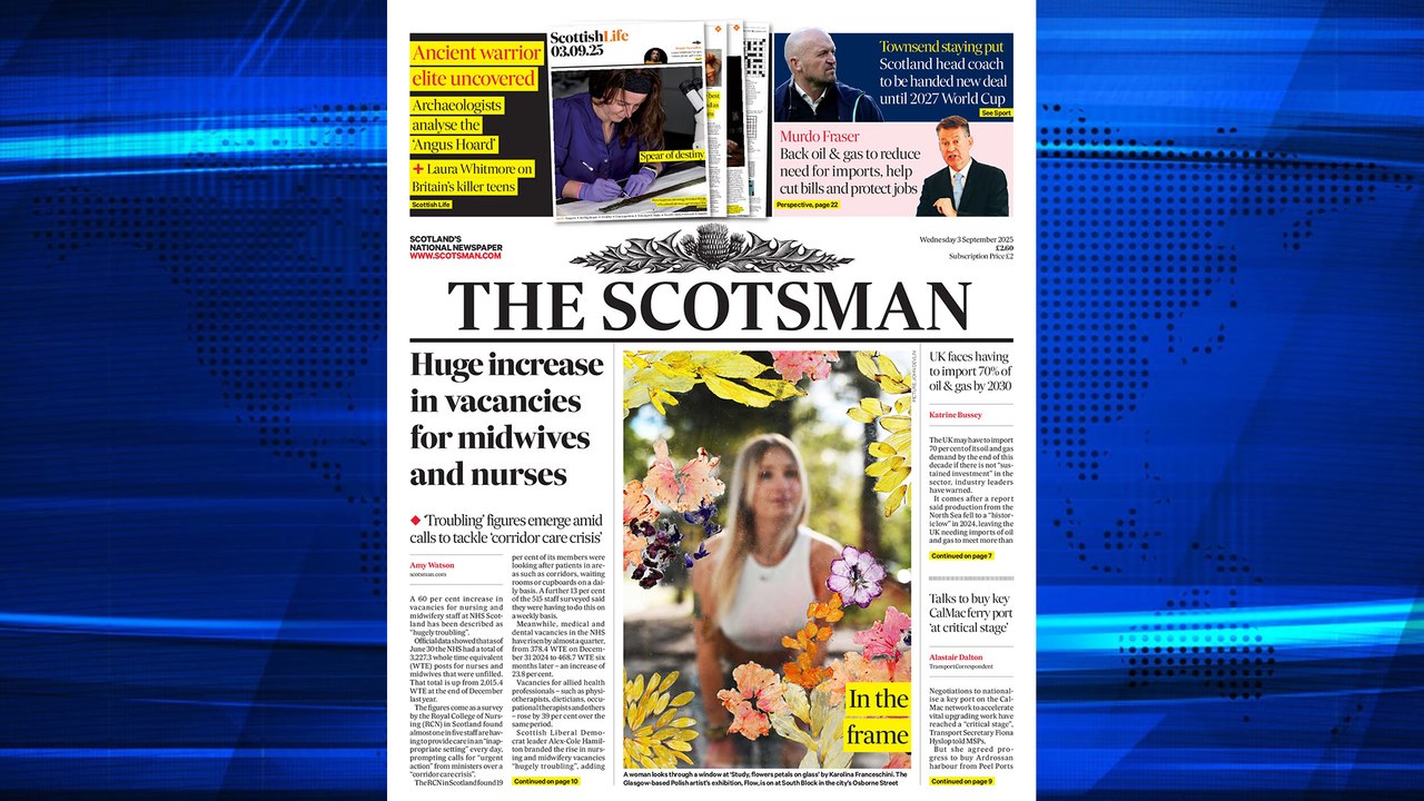 The Scotsman Bulletin Wednesday September 03 2025 #PalestineAction