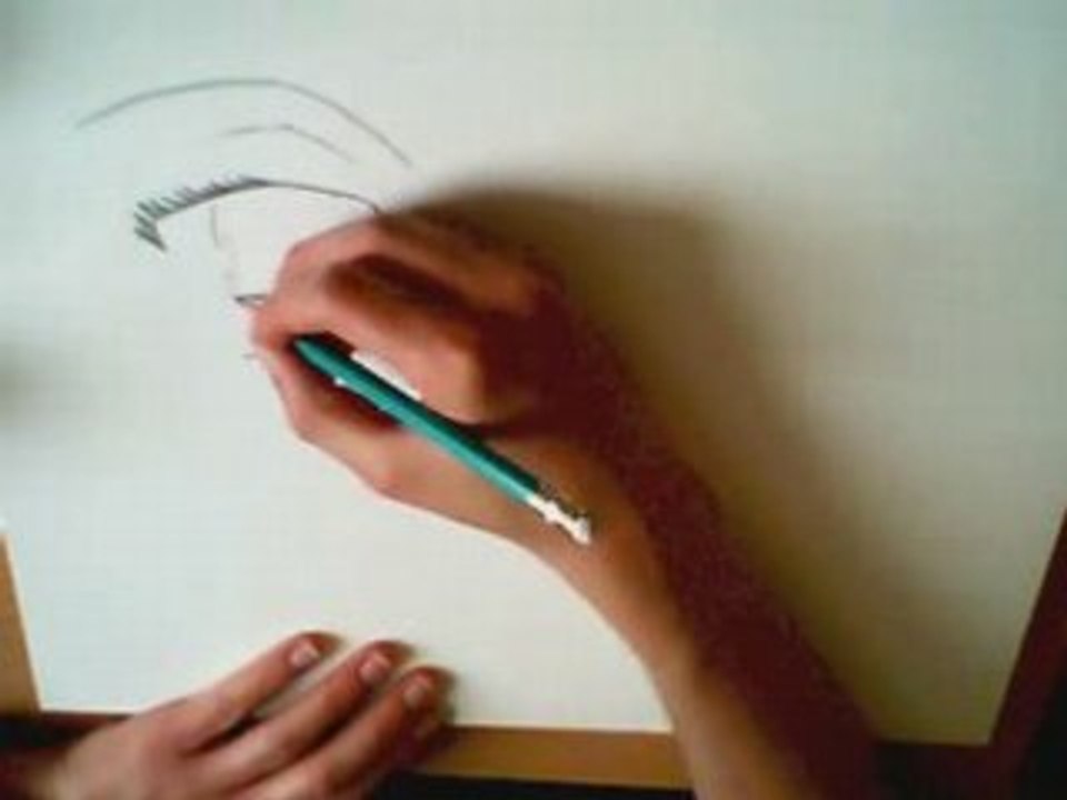 Dessin MANGA:leçon°2:partie 1:l'oeil féminin