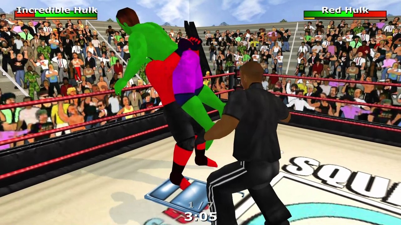 CPU Incredible Hulk vs CPU Red Hulk on Hardest Settings | Who Wins? | MMA Fight | Weekend Warriors MMA