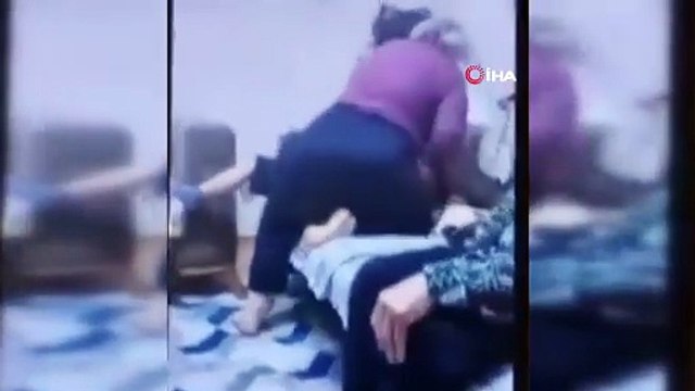 Sosyal medyada yayılan skandal görüntüler sonrası, babaanne gözaltında çocuk ise devlet korumasında