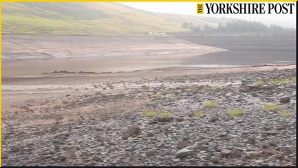 Scar House Reservoir: Hidden village revealed after a summer of drought