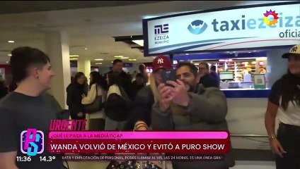 Wanda Nara no quiso hablar con el móvil de #PuroShow y en el piso dieron a conocer el motivo- “e