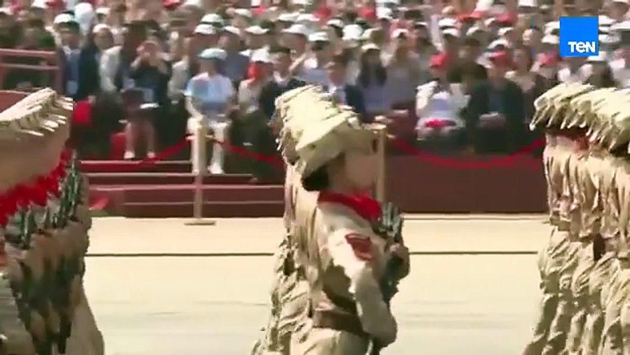 الملعب ولّع.. استعراض ضخم للجيش الصيني في ذكرى الانتصار في الحرب العالمية الثانية، بحضور الرئيس الصيني ونظيره الروسي وزعيم كوريا الشمالية.
