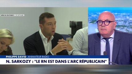 Philippe David réagit aux propos de Nicolas Sarkozy sur le RN