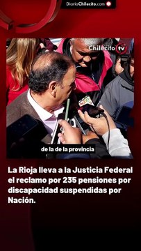 La Rioja lleva a la Justicia Federal el reclamo por 235 pensiones por discapacidad suspendidas por Nación.