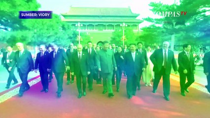 Gagah! Prabowo Foto Bareng Putin, Xi Jinping, dan Kim Jong Un di Parade Militer China