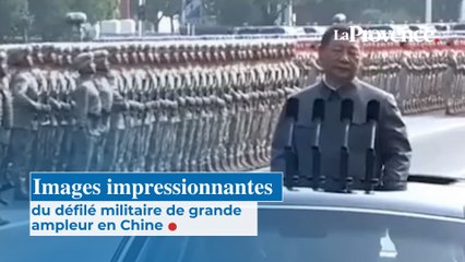 Images impressionnantes du défilé militaire de  grande ampleur en Chine