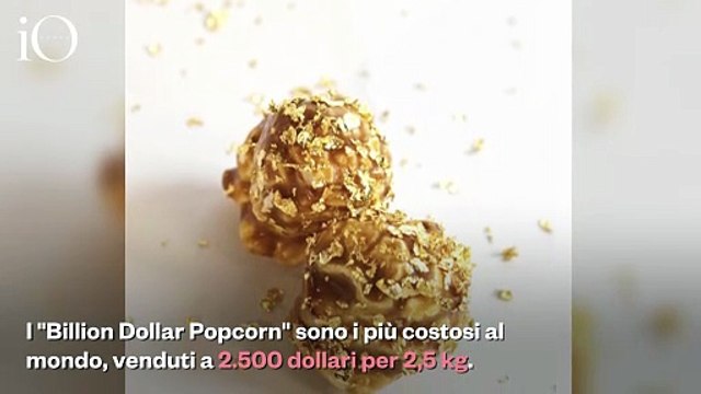 I popcorn più cari al mondo? Sono ricoperti d'oro: quanto costano