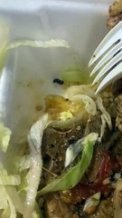 ANEEAH revela plato de comida de la SESAL con gusanos