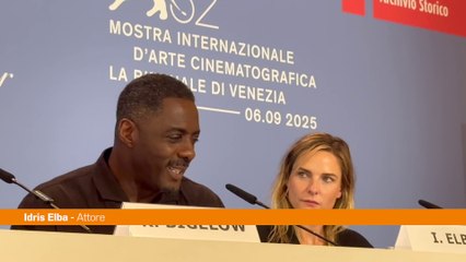 Venezia, Idris Elba "Sul set, da solo, è stato come un documentario"