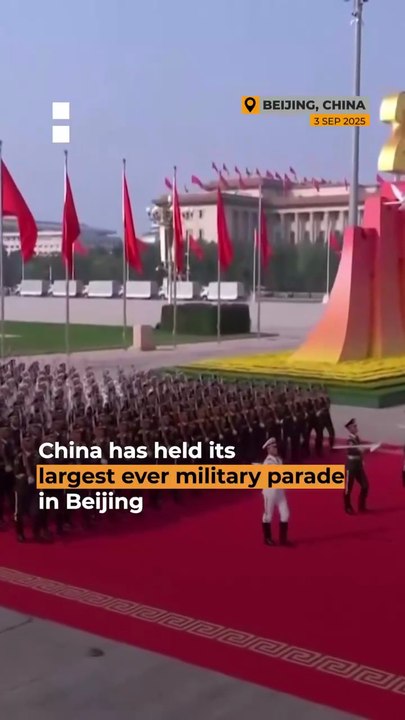 China held its largest ever military parade in Beijing to mark 80 years since World War II, overseen by President Xi Jinping and attended by world leaders including Russia’s Vladimir Putin and North Korea’s Kim Jong Un.