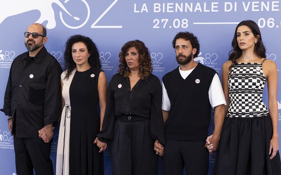 Il film su Gaza al Festival di Venezia: le immagini e la conferenza stampa di The Voice of Hind Rajab