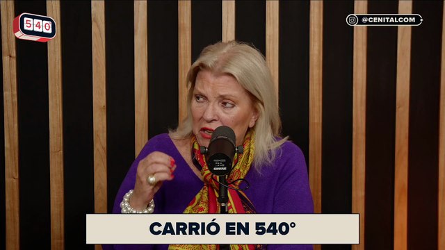 Carrió habló de temas no resueltos en relación a las referencias anales de Javier Milei