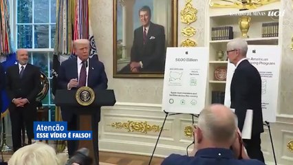 Vídeo fake mostra Trump falando português em defesa de Bolsonaro