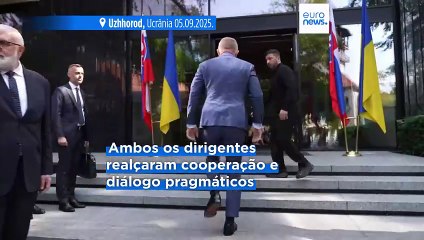 Zelenskyy e Fico falam de cooperação pragmática após primeiro encontro bilateral