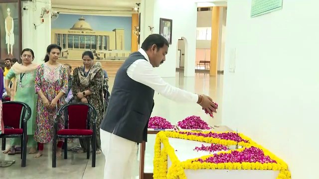 #GUJARAT #GANDHINAGAR Dr SARVAPALLI RADHAKRISHNAN JANMA DIVAS PUSHPANJALI BY KUBERBHAI DINDOR