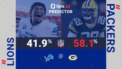 Lions @ Packers - Opta Predictor