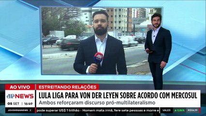 VEM AÍ? Lula liga para Von der Leyen sobre acordo com Mercosul
