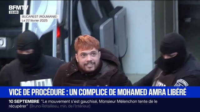 L'un des coorganisateurs présumés de la fuite de Mohamed Amra libéré en raison d'un vice de procédure