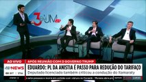 Eduardo Bolsonaro diz que PL da Anistia é passo para redução do tarifaço