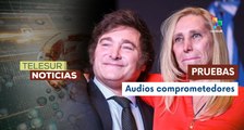 Medios argentinos difunden audios que incriminan al gobierno de Milei