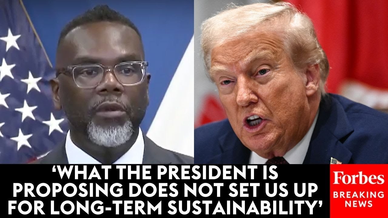 Chicago Mayor Brandon Johnson Slams Trump: 'He's Not Serious' About Stopping Crime In Chicago