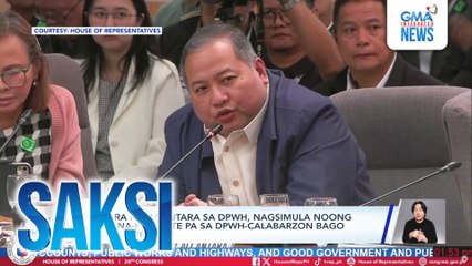 House Infra Comm - DPWH Engr. Henry Alcantara, posibleng maharap sa reklamong plunder | Saksi