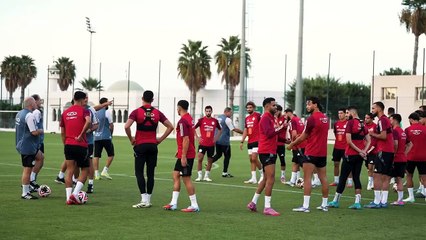 2ème entrainement de l'EN avant le Botswana