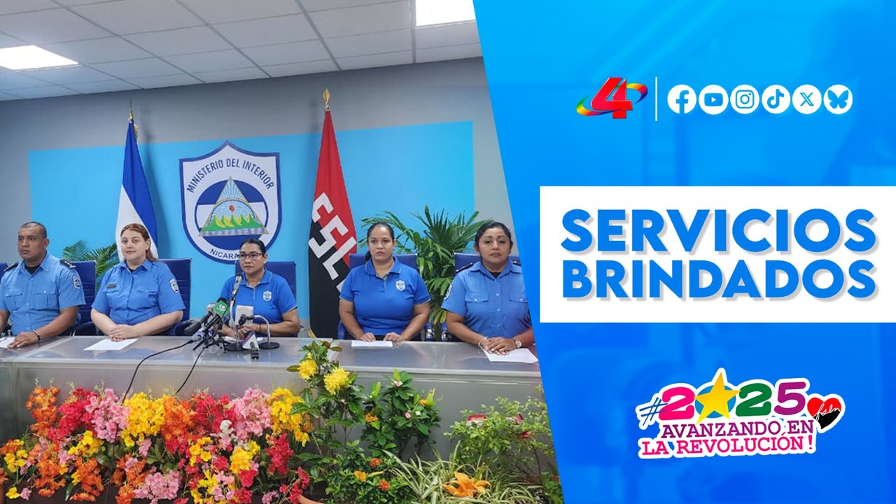 🔹 Ministerio del Interior: Más de 124 mil servicios ofrecidos del 23 al 29 de agosto 2025 📊