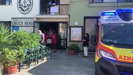 Viareggio, l?addio al bagnino Lorenzo Lorenzini alla Croce Verde