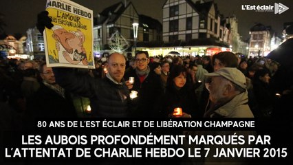Les Aubois profondément marqués par l’attentat de Charlie Hebdo le 7 janvier 2015