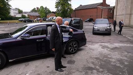 King Charles arrives at Oratory of St Philip Neri