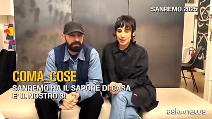 A Sanremo 2025 i Coma_Cose per il loro terzo Festival: "Siamo a casa"